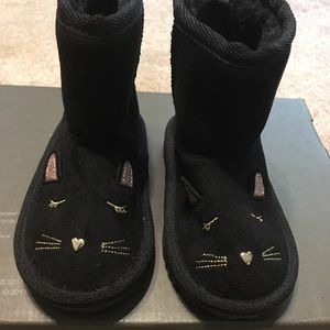 Toddler Girl Black Boots